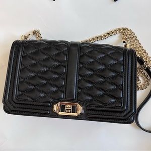Rebecca Minkoff Chevron Quilted Love Crossbody